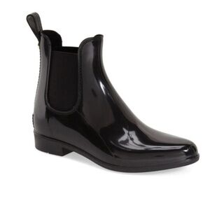 Sam Edelman Black Rain Booties Sz 8